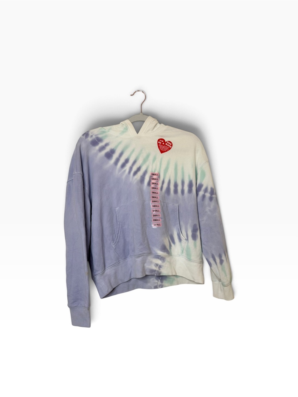 Wildfox French Terry Relaxed Fit Tie-Dye Hoodie new with tags size small